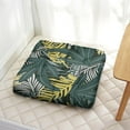 thumbnail image 3 of Colorful Exotic Floor Cushion&nbsp;– 22x22 Inch Large Pillow, Dutch Velvet, Vibrant Tropical Print (Island-Inspired Decor), 3 of 7