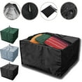 thumbnail image 4 of Outdoor Cushion Storage Bag Patio Furniture Cover With Zipper Handles Large Square Protective For Seat Pillow Christmas Tree, 4 of 9