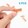 thumbnail image 6 of 6PCS MC-200 Pure Copper Heatsink, 22x8x5mm Self-Adhesive Cooling Fins Nvme Ssd Memory Cooler Heat Sink for Laptop PC DDR DDR3, 6 of 7
