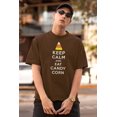thumbnail image 2 of Halloween Keep Calm Candy Corn Mens T Shirt, 2 of 5