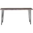 thumbnail image 3 of Jofran Nature's Edge Solid Acacia Counter Height Sofa Dining Table, 3 of 6