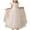 White, variant on AUNVITO Girls Flutter Sleeve Round Neck Dress Solid Color Mesh Tulle Puffy Skirt Luxurious Princess Evening Party Gala Hostess Ball Gown