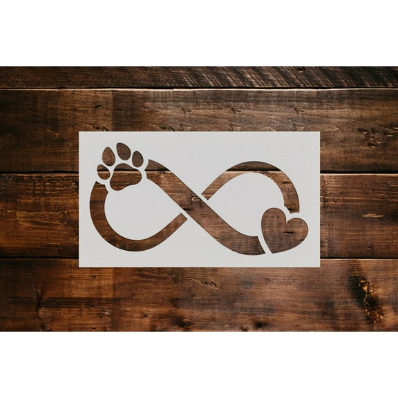 Love and Pet Stencil (3"x6")