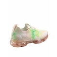 thumbnail image 2 of Flow-19 Stretch Elastic Mesh Lace Up Rubber Air Bubble Cushion Fashion Sneaker ( Rose Tie Dye, 6.5 ), 2 of 2