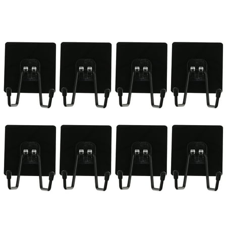 

8Pcs Wall Hooks Heavy Duty Self Adhesive Hooks for Bathroom Shower Kitchen Door