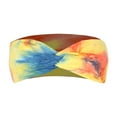 thumbnail image 1 of Attaches Cheveux Bandeaux Mode Tissu Bandeau Croisé Yoga Course Sport Bandeau, 1 of 3
