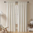 thumbnail image 1 of Cortinas Joydeco Beige Boho 230 cm Altura 2 Paneles Semi Transparente, 1 of 7