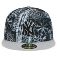 thumbnail image 2 of Men's New Era Black New York Yankees Sands 59FIFTY Fitted Hat, 2 of 6