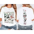 thumbnail image 2 of Wicked Changed For Good Tee | Vintage Pink & Green Double-Sided Graphic Shirt | Magical Broadway-Inspired Top, 2 of 5