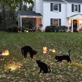 thumbnail image 2 of Décorations d'Halloween Extérieures, Panneaux de Silhouette Black Cat pour Jardin, 2 of 5