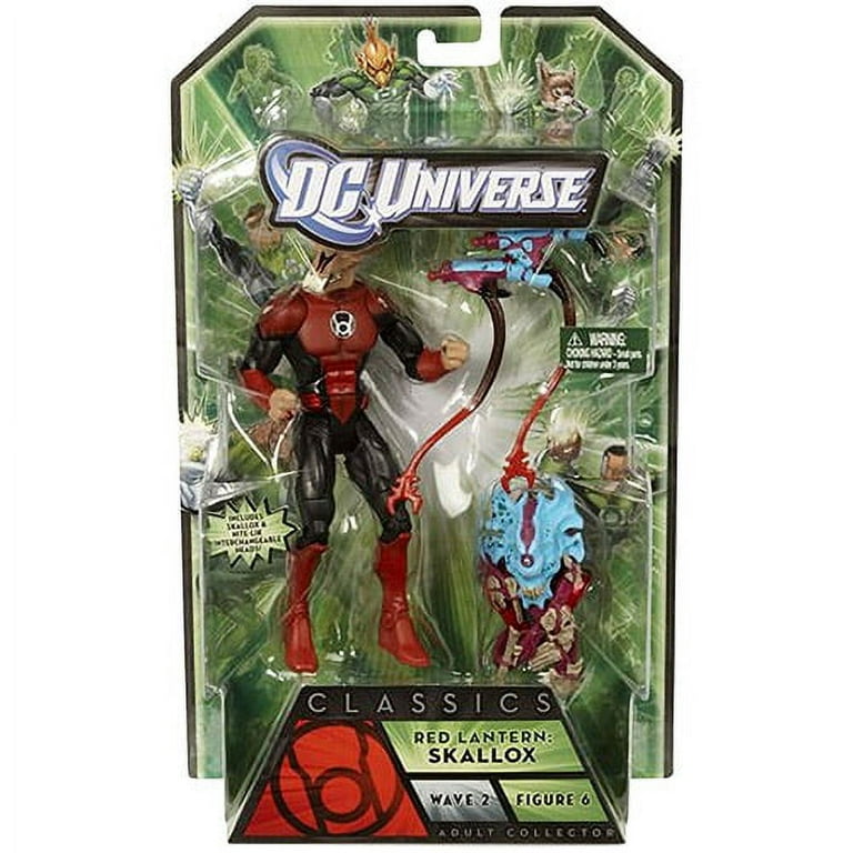 DC Universe Green Lantern Red Lantern Skallox and Night-Lik Action Figures