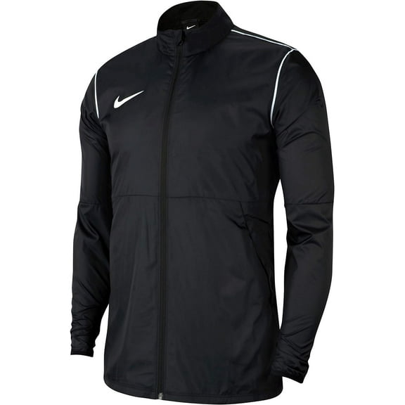 Nike Men's Park 20 Rain Jacket, BV6881-010 Black/White, Large