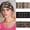 Snakeskin pattern/Brown Leopard/Black, variant on Women Hollow Out Eyelet Elastic Headband Y2K Wide Grommet Hairband Punk Grunge Wide Band for Girls