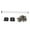 side mount set, variant on Luwecf RV Table Leg Adjustable Movable Universal Breakfast Bar Leg RV Table Bracket white board