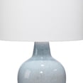 thumbnail image 3 of Table Lamp with Drum Shade and Ceramic Bellied Base, Blue, 3 of 5