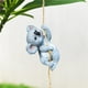 thumbnail image 2 of Advancent Estatuilla de Koala de resina, colgantes para habitación del hogar, diseño de escena al aire libre, estatua de Animal de resina, Decoración del hogar tipo 3, 2 of 6