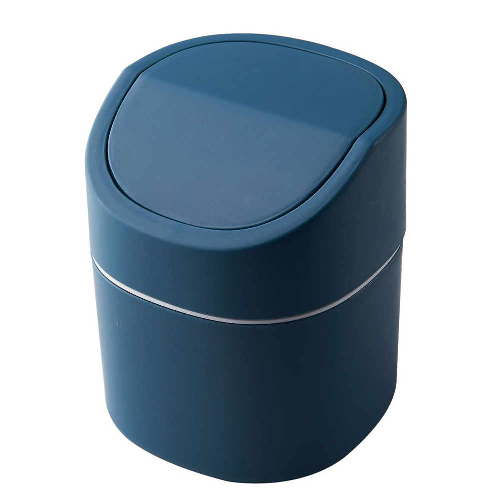 Mini Trash Can Desktop Trash Bin with Lid Small Tiny Countertop Garbage