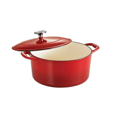 

Tramontina Gourmet Enameled Cast Iron Covered Round Dutch Oven - Gradated Red