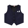 thumbnail image 2 of Boys Suits for Weddings White Shirts, Vests and Pants Clothes Sets, 2 of 7