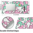 thumbnail image 2 of Pink Green Mouse Pad Anime Cool Geometric Japanese Extended Desk Mat 90X40 CM Non-Slip Rubber Base Stitched Edge Large XXL Mousepad for Gaming Laptop Computer Desktop 35.4×15.7 Inch, 2 of 6