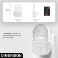 thumbnail image 3 of 2 Pack Color-Changing LED Night Lights with Memory & Acrylic Design, 3 of 6