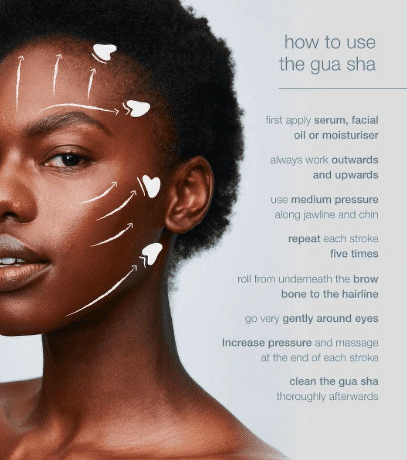 Gua Sha Stainless Steel Facial Massage Tool - Anti-Aging