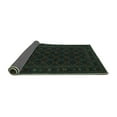 thumbnail image 2 of Ahgly Company Indoor Square Southwestern Turquoise Blue Country Area Rugs, 7' Square, 2 of 4