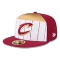 thumbnail image 3 of Men's New Era  White/Wine Cleveland Cavaliers 2025 NBA Tip Off Split Panel 59FIFTY Fitted Hat, 3 of 5