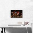 thumbnail image 2 of ARTCANVAS Flowers and Sea Shells Canvas Art Print by Balthasar van der Ast - Size: 18" x 12" (0.75" Deep), 2 of 9