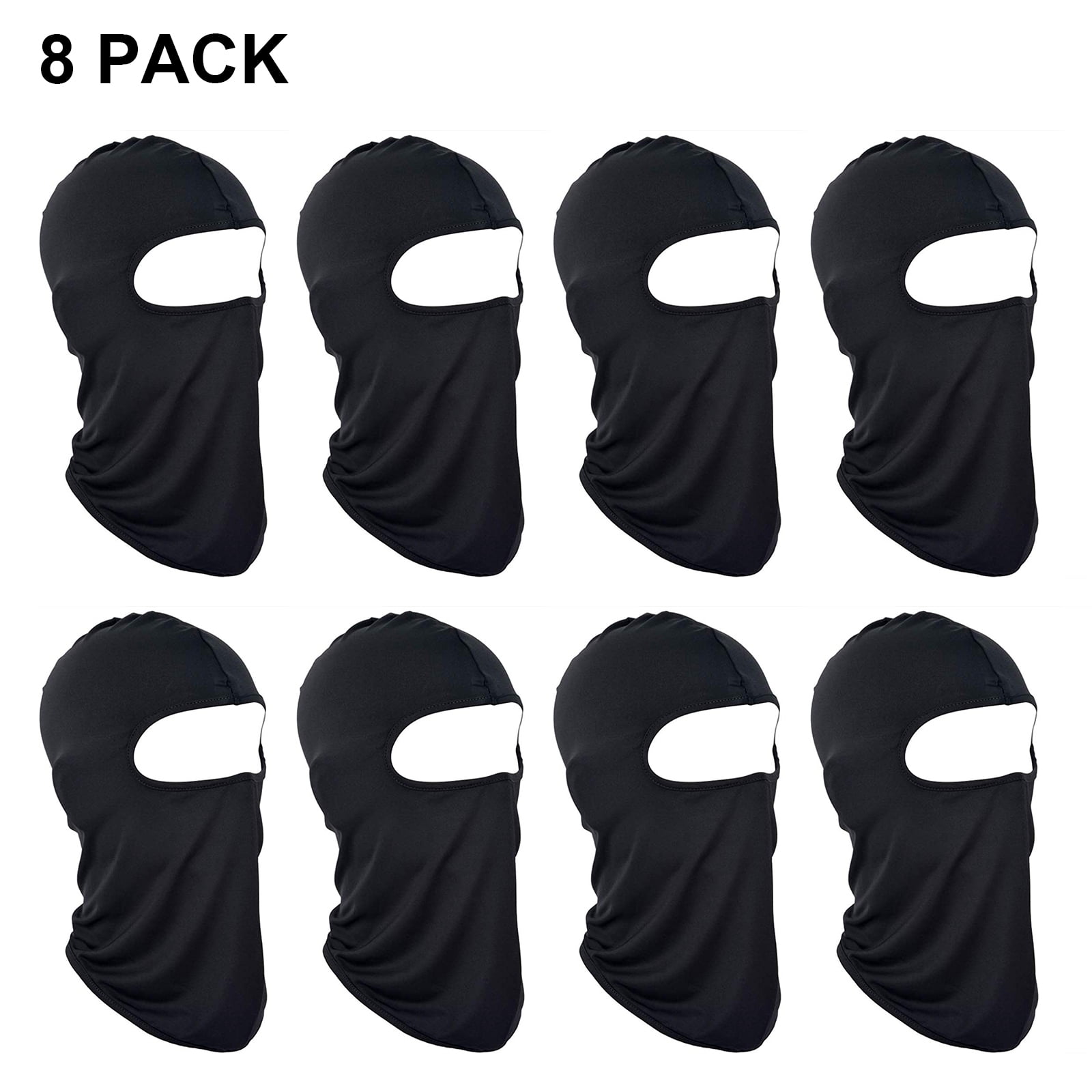 Details about   2Pack Thin Balaclava for Motorcycle Cycling UV Protection Hood Full Face Mask 