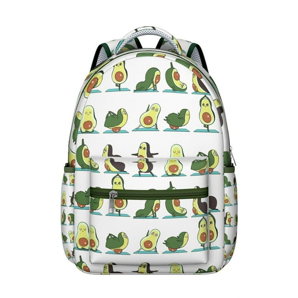 Sac à Dos Vert pour Étudiants à Motif d'Avocat Frais, Sac d'École avec Motif pour Amateur d'Avocat, Durable et Léger