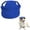 Blue, variant on Dog Baseball Cap Pet Hat With Ear Holes Pet Summer Beach Hat Dog Sunbonnet Cap Visor For Small Medium Dogs S-L