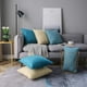 thumbnail image 5 of Dinheiro Juego de 2 fundas de almohada lumbar de color puro, fundas de almohada decorativas de lino rústico para decoración de sofá, 5 of 6