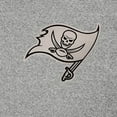 thumbnail image 2 of Men's Antigua  Heather Gray Tampa Bay Buccaneers Subtle Quarter-Zip Top, 2 of 2