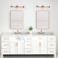 thumbnail image 5 of LNC Modern/Contemporary 3-Light Bathroom Vanity Light Gold Finish with Glass Shade, 5 of 11
