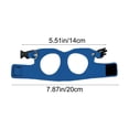 thumbnail image 5 of Bearded Dragon Harness and Leash Set,1 Pcs 65 Inch Traction Rope and 3 Sizes Soft Breathable Vest | Training Walking Equipment for Daily Outdoor Walking & Travel Safe,Blue, 5 of 9