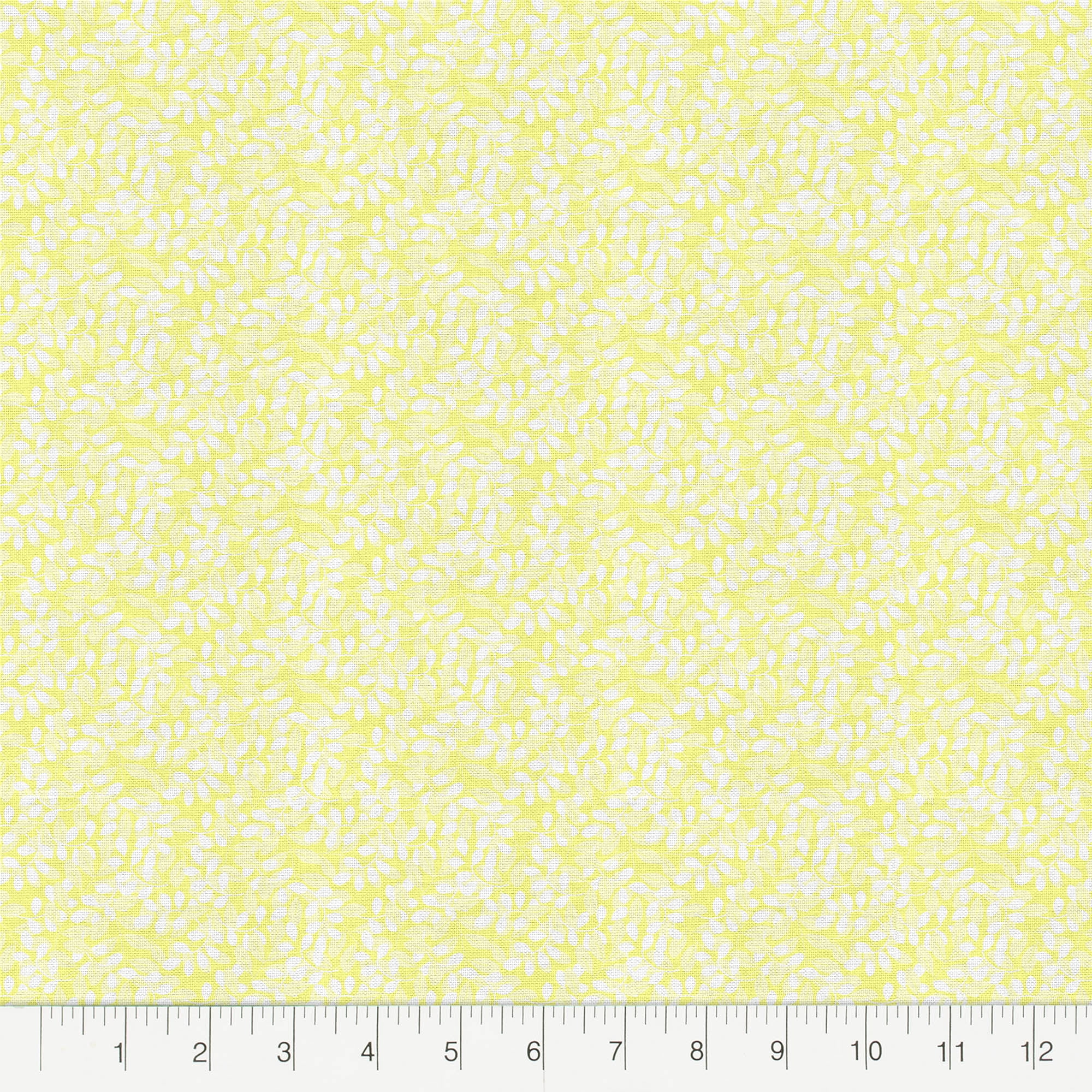 Create It 2 yard Cotton Floral Texture Precut Sewing & Craft Fabric, Yellow 1 Piece