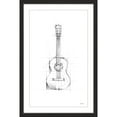 thumbnail image 2 of Marmont Hill "Guitar Sketch" Framed Painting Print, 2 of 5