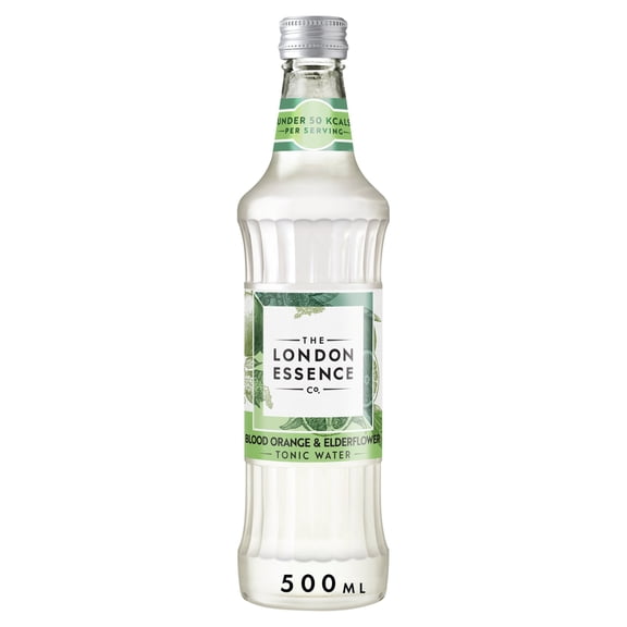 London Essence Blood Orange & Elderflower Tonic Water 500ml, Imported from Britain