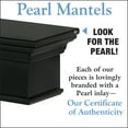 thumbnail image 2 of Pearl Mantels Henry Premium Black MDF Mantel Shelf, Precision Black Paint, 72"L x 9"D x 8"H, 2 of 5