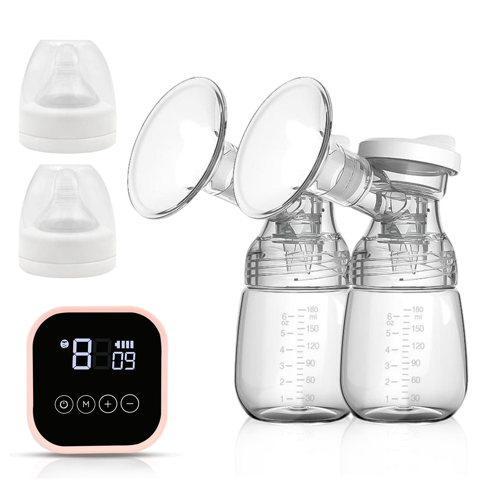 Sixbaby Double Electric Breast Pump Dual Rechargeable BPA Free
