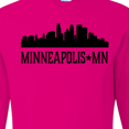 thumbnail image 4 of Inktastic Minneapolis Minnesota City Skyline Long Sleeve T-Shirt, 4 of 5