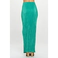 thumbnail image 5 of Renee C. Formal Plisse Maxi Skirt with Slit - Rosa Apparel, 5 of 5