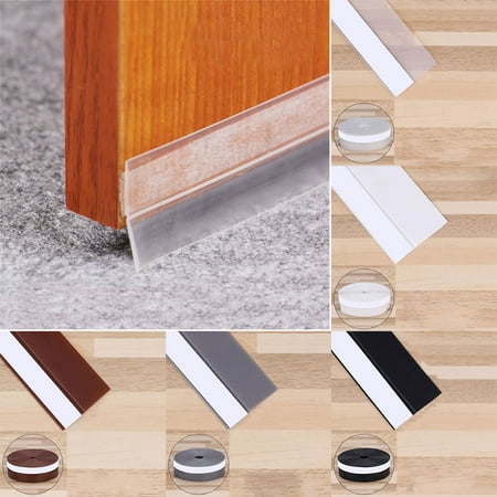 

Windfall 5m Silicone Self-Adhesive Window Sealing Tape Door Edge Noise Insulation Strip