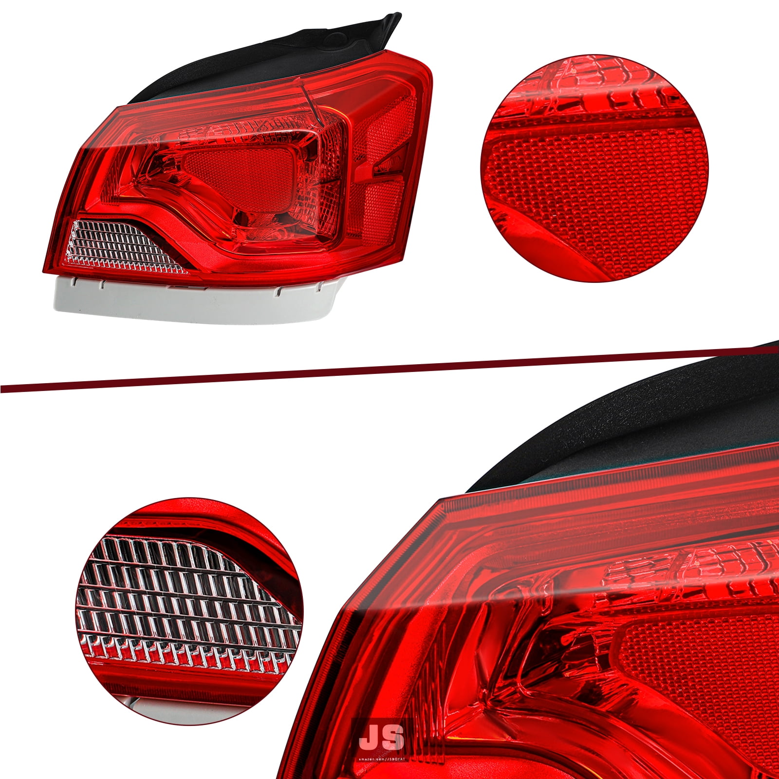 Outer Tail Light Lamp for 2014-2020 Chevy Impala OE Style Replacement 14-20