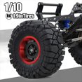 thumbnail image 5 of R Juego de 4 Llantas de Metal de 115 mm y 1,9 Pulgadas con Talón Bloqueado para Coche de Orugas 1/10 para Axial SCX10 Wraith RR10 Capra para TRX4, 5 of 5