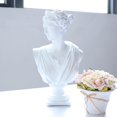 thumbnail image 3 of Tête Statue Buste Résine Mythologie Grecque Europe Décor pour art Sculpture Blanc, 3 of 8