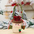 thumbnail image 3 of Bolsa de regalo portátil de Navidad, bolsa de Papá Noel, muñeco de nieve, alce, bolsa de almacenamiento de dulces de manzana para niños, bolsa de bendición para decoración de regalos, 3 of 3