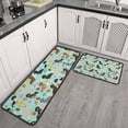 thumbnail image 2 of Dachshund Dog and Pizza Kitchen Rugs Sets Of 2,Anti Fatigue Kitchen Mat Rugs Non Slip Washable,Decorative Kitchen Floor Mats for Kitchen,Sink,Laundry,17"X30"+17"X47", 2 of 7