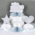 thumbnail image 2 of 8Pcs Pearl Wedding Anniversary Table Decorations, Honeycomb Centerpieces Table Toppers Cheers to 30th Wedding Anniversary Honeycomb Table Topper for Happy Anniversary Decorations Romantic, 2 of 7